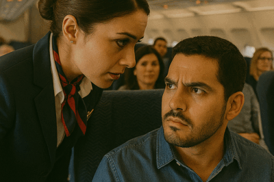 A minutos del despegue, una azafata se acercó y me dijo en voz baja que debía abandonar el avión “por mi propia seguridad”; creí que era un error, pero cuando descubrí la verdadera razón, todo el vuelo —y mi vida— cambió para siempre.