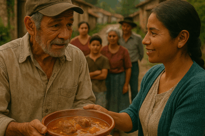 Los ecos de Emberwood: nadie imaginó que un simple gesto de bondad de un forastero, en un pueblo olvidado entre montañas, revelaría secretos dormidos durante generaciones y transformaría para siempre la vida — y el destino — de todos sus habitantes.