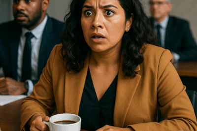 Mi esposo vertió algo en mi café antes de una reunión crucial; veinte minutos después, frente a todos mis compañeros, descubrí que no intentaba hacerme daño… sino revelar una verdad que había estado escondiendo durante meses