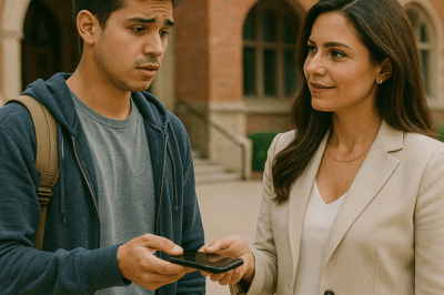 Un estudiante sin dinero prestó su teléfono a una desconocida — sin saber que era una millonaria que luego lo llamaría…
