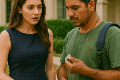 Trabajaba como jardinero para la familia rica. La hija del millonario vio su collar…