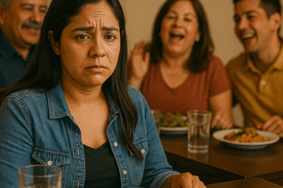 En la cena familiar, mi madre dijo con una sonrisa: “Tú no importas, solo estorbas”. Todos rieron, creyendo que era una broma… hasta que un día entendieron lo que significa perder a alguien que siempre estuvo allí en silencio