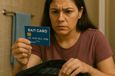 “Mientras me duchaba mi esposa rebuscaba en mi bolso: soy experto en ciberseguridad y no lo dudé — coloqué una tarjeta señuelo y lo que descubrí cambió nuestra vida; una trampa de privacidad que terminó en lágrimas, verdad y una decisión imposible.”