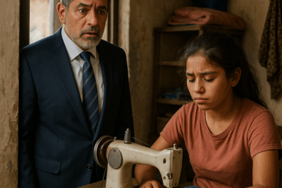 Cuando fue a cobrar el alquiler de una vieja casa, un millonario encontró a una niña cosiendo ropa, exhausta y sola, sin saber que aquel encuentro lo llevaría a descubrir una verdad que lo haría replantearse toda su vida.