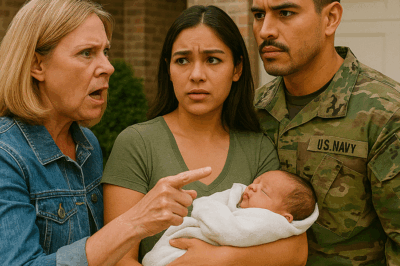 La vecina de la HOA exigió que mi esposa le entregara a nuestro recién nacido… luego descubrió que yo era un Navy SEAL