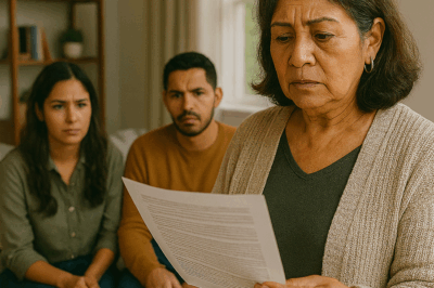 Regresé del notario para contarle a mi hijo y a mi nuera que mi hermano me había dejado tres apartamentos en herencia, sin imaginar que su reacción revelaría un secreto tan oscuro que transformaría mi familia y me obligaría a tomar la decisión más difícil de mi vida.