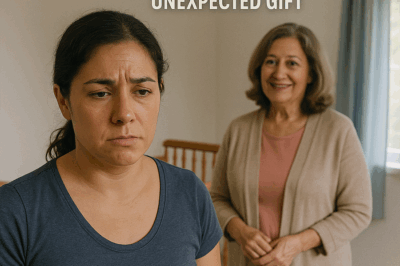 “🔥😱 ¡No podía creerlo! Cuando regresé del hospital y vi la habitación del bebé vacía, supe que algo terrible había pasado: el regalo inesperado de mi suegra que cambió mi vida y rompió mi corazón en mil pedazos”