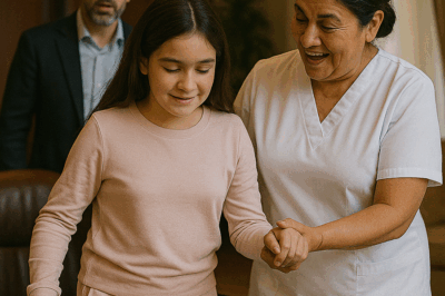 La hija del millonario jamás había podido caminar desde su nacimiento, hasta que una joven enfermera hizo algo tan inesperado, tan imposible a los ojos de todos, que cambió para siempre la vida de la niña… y del hombre que ya no creía en milagros.
