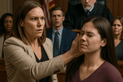 ¡La abofeteó en pleno juicio y no sabía que el juez era su padre!