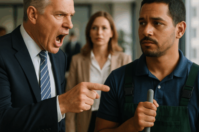 CEO humilla a conserje en público: su respuesta lo deja helado