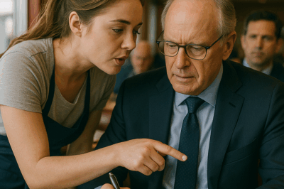 “La camarera interrumpe el trato millonario de un magnate con solo seis palabras… y lo deja helado frente a todos”