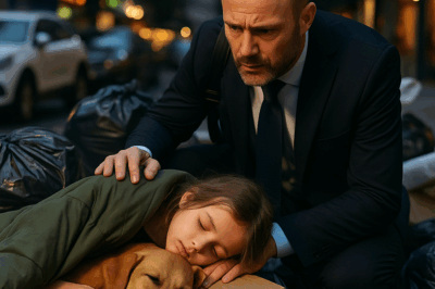 EL CEO SOLTERO ENCONTRÓ A UNA NIÑA Y SU PERRO DURMIENDO ENTRE BASURA… LA VERDAD LO DESTROZÓ 💔