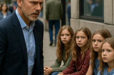 El millonario CEO vio a cuatro niñas en la calle… y no podía creer sus rostros