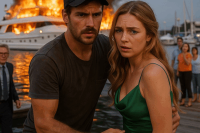 “El yate ardía como un infierno dorado, y los gritos de la familia más rica del país se mezclaban con el rugido del fuego. Nadie se atrevía a entrar, nadie… excepto un mecánico pobre que no figuraba en la lista de invitados. Lo que hizo esa noche no solo salvó vidas: reveló una verdad que el dinero nunca podría comprar.”