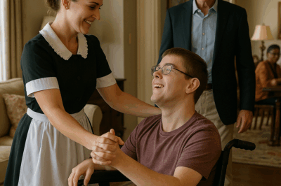 “El millonario que encontró a su criada bailando con su hijo discapacitado: lo que hizo después rompió el corazón de todos”