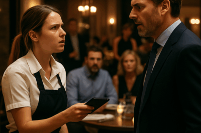 «Era el hombre más poderoso de la ciudad, un multimillonario arrogante al que todos temían. Hasta que una camarera en un restaurante barato se atrevió a enfrentarlo delante de todos. Lo que hizo no solo lo humilló frente a sus socios, sino que también reveló un secreto que nadie imaginaba sobre quién era ella realmente.»