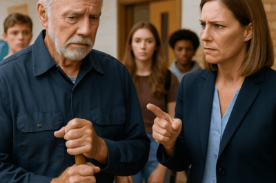 Una directora despidió al portero de la escuela por considerarlo “demasiado viejo e inútil”. Pero esa misma noche, un incendio cambió todo: el hombre regresó al edificio que lo había despreciado y arriesgó su vida para salvar a los niños que dormían dentro. Lo que ocurrió después dejó al pueblo entero conmovido y avergonzado a quienes lo juzgaron.