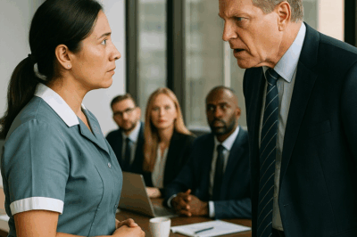 “La mujer de la limpieza que humilló a un CEO frente a todo su imperio”