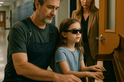 👉 El conserje soltero tocó el piano con una niña ciega y cambió todo 😱
