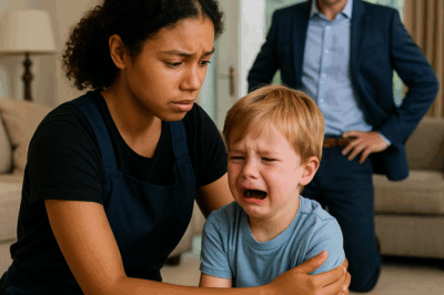TODAS LAS NIÑERAS HUÍAN DEL HIJO DEL MILLONARIO… HASTA QUE UNA MUJER CAMBIÓ TODO 💔