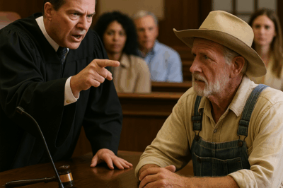 “El juez se burló de un campesino por su ropa y sus modales en la corte. Pero lo que no sabía era que aquel hombre humilde conocía las leyes mejor que cualquier abogado del tribunal. Cuando el campesino habló, todos quedaron en silencio… incluso el juez.”