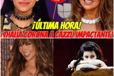 “🚨¡Explota el escándalo! La legendaria diva del pop, Thalía Montiel, corona a la trapera Cazzu Vega como la nueva reina del escenario y lanza indirectas demoledoras contra la boda de la joven cantante Ángela Rivera y su polémico esposo, el intérprete Nodal Márquez. Entre sarcasmos, poder y brillo, el mundo musical se divide: ¿gesto de admiración o golpe directo al ego de una generación?”