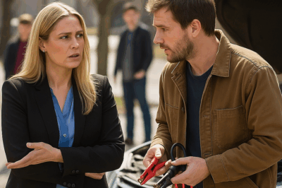 “Padre soltero rescata a una mujer varada sin saber que era su jefa multimillonaria — lo que ocurrió después sorprendió a toda la empresa”