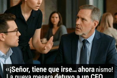 LA MESERA DETUVO AL CEO ANTES DE UN ACUERDO MILLONARIO — SU MOTIVO DEJÓ A TODOS EN SHOCK 😱
