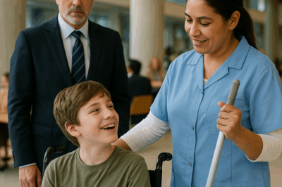 El millonario descubrió el secreto de su empleada y lloró