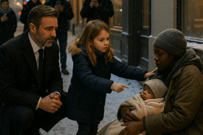 “Un CEO millonario y su hija detuvieron su coche en el frío… sin imaginar que cambiarían tres vidas”