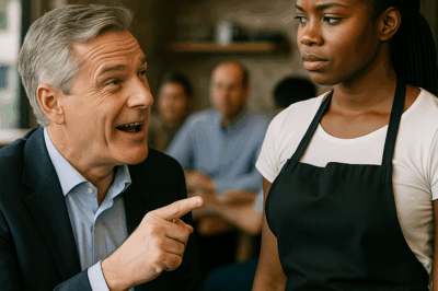 El millonario se burló de la camarera en alemán… su respuesta lo congeló