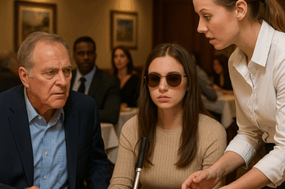 😱 El millonario descubrió la verdad: su hija no era ciega, y la mesera reveló el secreto más oscuro