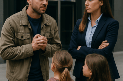 “NECESITAMOS REFUGIO, POR FAVOR…” — LA CEO Y SUS HIJAS SALVARON AL EXMARINE ARRUINADO 💔