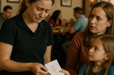 “Mesera bajó la cabeza avergonzada… pero una niña descubrió la verdad”