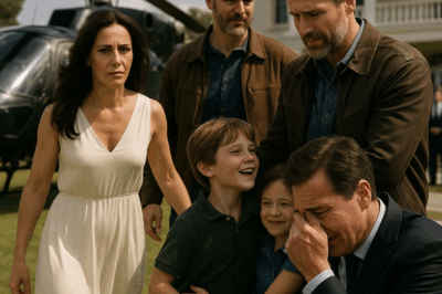 “El helicóptero negro que interrumpió la gala del magnate… y reveló un secreto inimaginable”