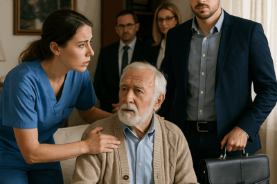 CUIDABA A UN ANCIANO CADA DÍA… HASTA QUE SU NIETO ENTRÓ CON ABOGADOS 😱