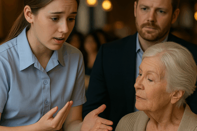 La tímida camarera sorprendió al millonario cuando habló con su madre sorda