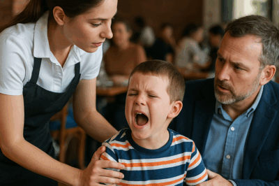 El hijo autista del millonario gritó, y la mesera hizo lo impensable