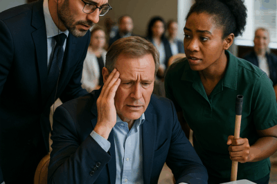 👉 Millonario entra en pánico al perder a su traductor… hasta que la limpiadora lo salva 😱