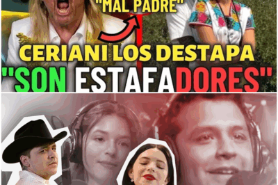 Escándalo: Ceriani filtra todo y hunde a Nodal y Ángela Aguilar