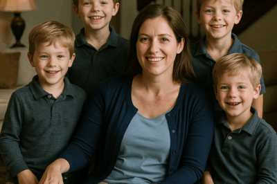 La niñera que domó a los cuatrillizos… con un secreto mortal