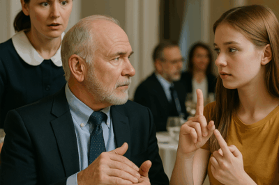 NADIE LE HABLABA AL HOMBRE SORDO… HASTA QUE UNA NIÑA CAMBIÓ UN TRATO DE $1,000 MILLONES 💥