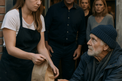 “La mesera lloró en silencio… hasta que un extraño cambió su vida”