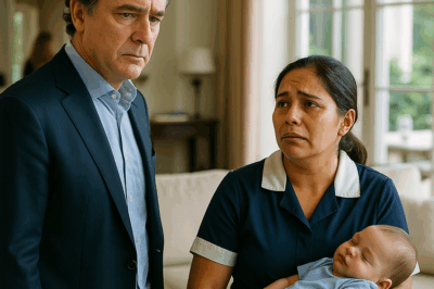 😢 Millonario descubre a su empleada y un bebé — y rompe en llanto