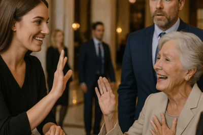 “El recepcionista que se comunicó en lenguaje de señas con la madre sorda de un millonario — la reacción del joven dejó a todos sin palabras y reveló una historia que cambió vidas para siempre”