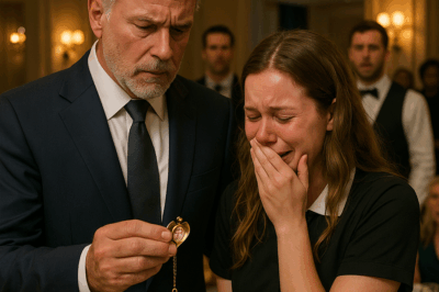 “Camarera pobre vio relicario del millonario y gritó: ¡esa es mi mamá!”