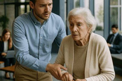 Él perdió su entrevista por ayudar a una anciana… ¡sin saber que era la CEO!