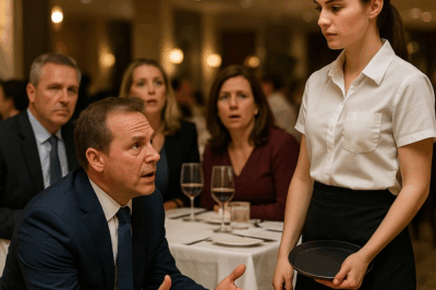 “La cena que terminó en tragedia: En un exclusivo restaurante del centro, donde el lujo brillaba más que las estrellas, un suceso inesperado rompió el silencio dorado de la élite. Nadie imaginó que aquella noche, entre copas de vino y relojes de oro, se desataría un misterio que revelaría la verdadera cara del poder.”