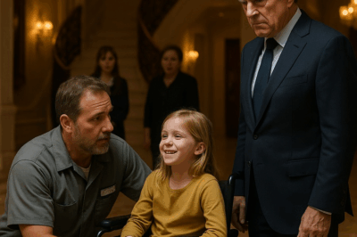 El magnate volvió a casa y halló a su padre con una niña discapacitada