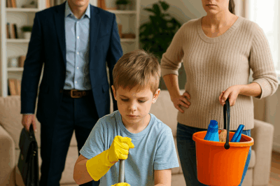 😱 Millonario descubre que su hijo era tratado como esclavo por su madrastra mientras él viajaba por negocios